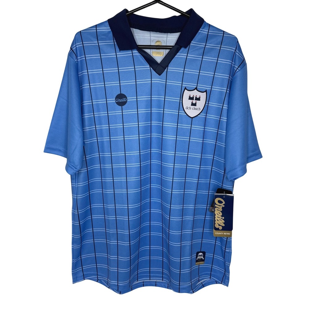 O'Neills Dublin GAA Ath Cliath County Retro Jersey Blue Navy Mens Medium NWT